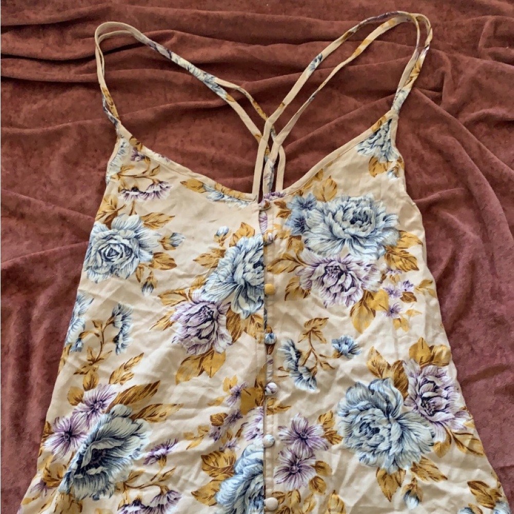 Women’s Floral Spagheti Strap Tank